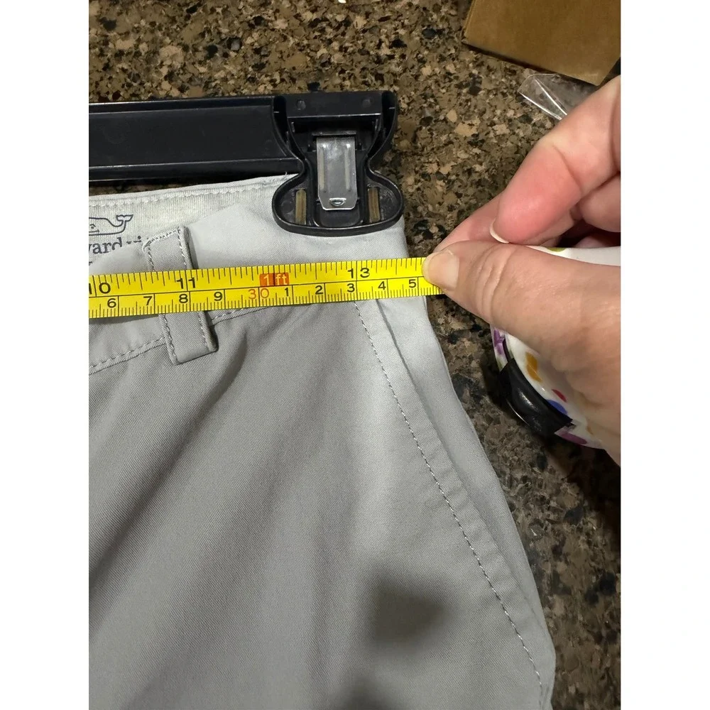 Vineyard Vines Performance On-The-Go Pants Kids 14 Grey Chino Stretch Boys